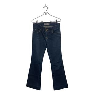 J Brand Heartbreaker Slim Fit Bootcut Bottom Dark Wash Jeans Womens Sz 27